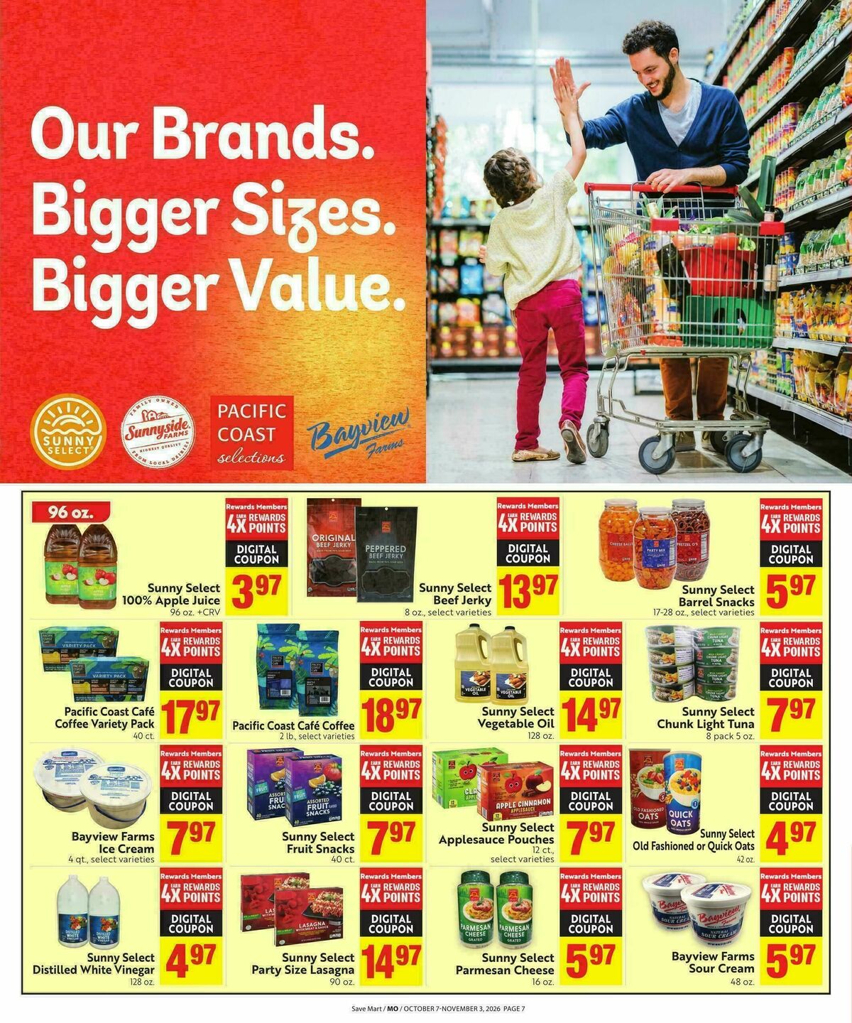 Save Mart Our Brands Weekly Ad from October 7