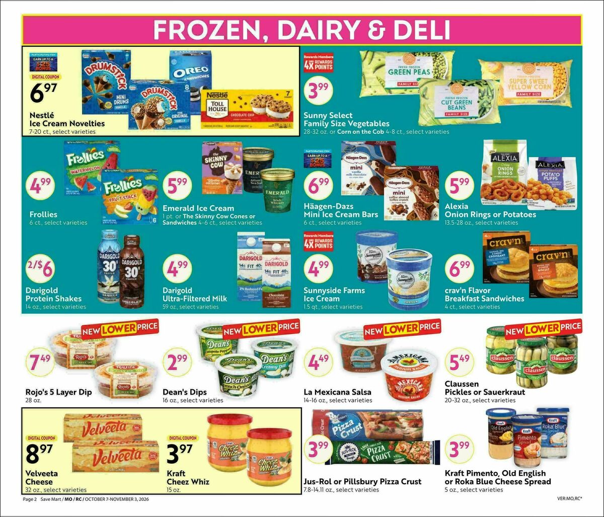 Save Mart Big Monthly Savings Weekly Ad from October 7