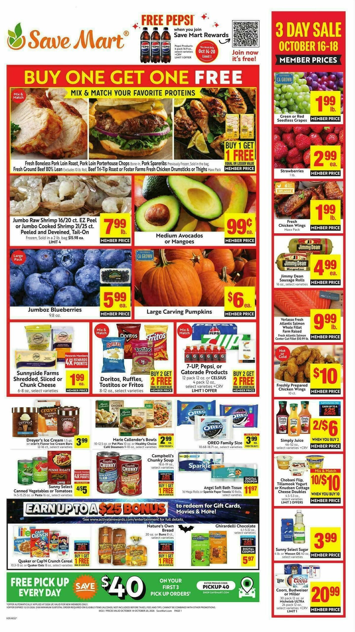 Save Mart Weekly Ad from October 14