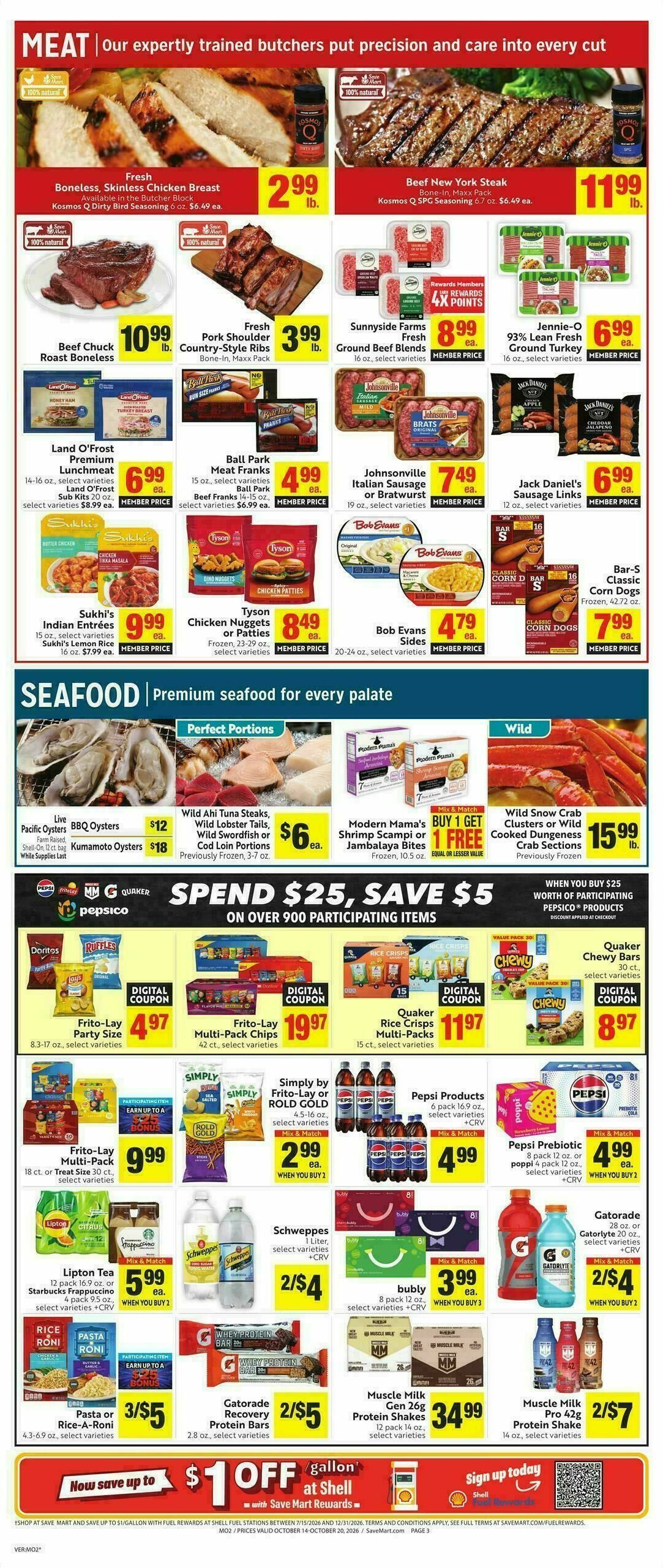 Save Mart Weekly Ad from October 14