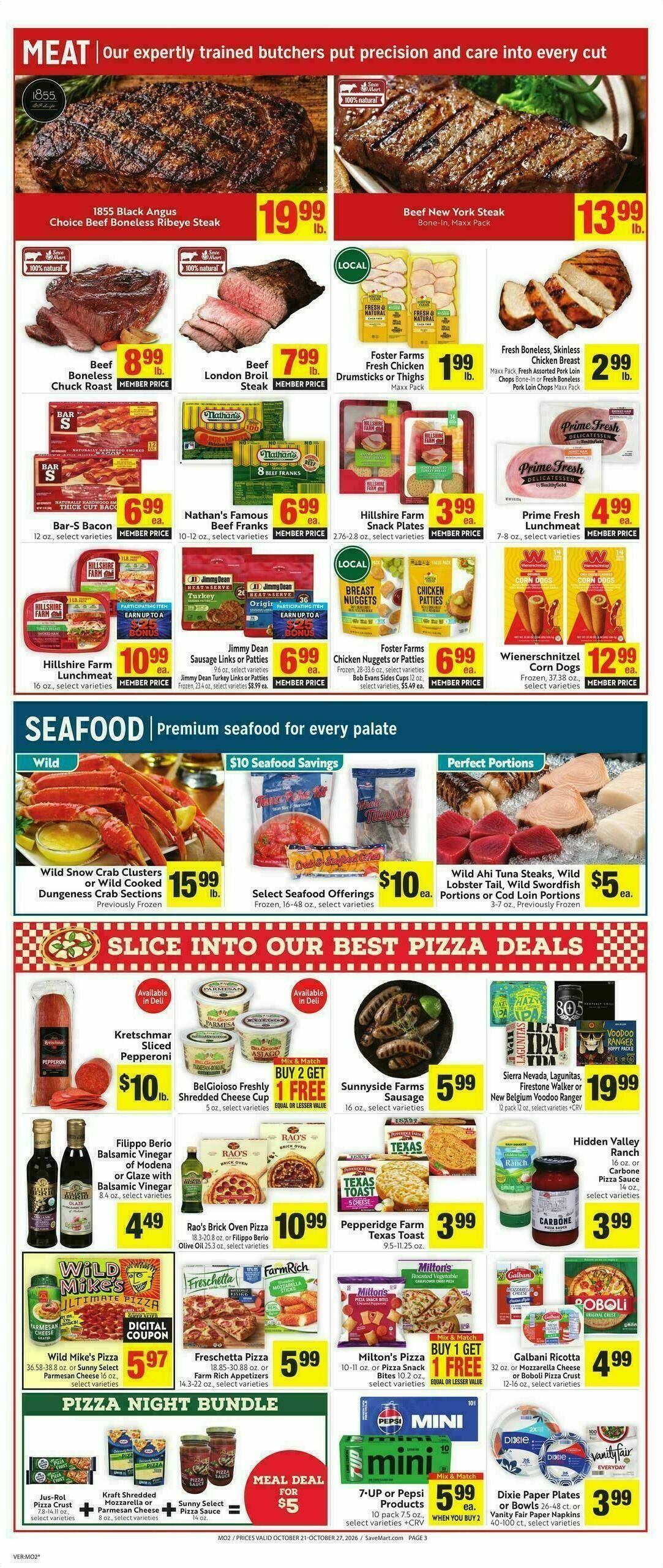 Save Mart Weekly Ad from October 21