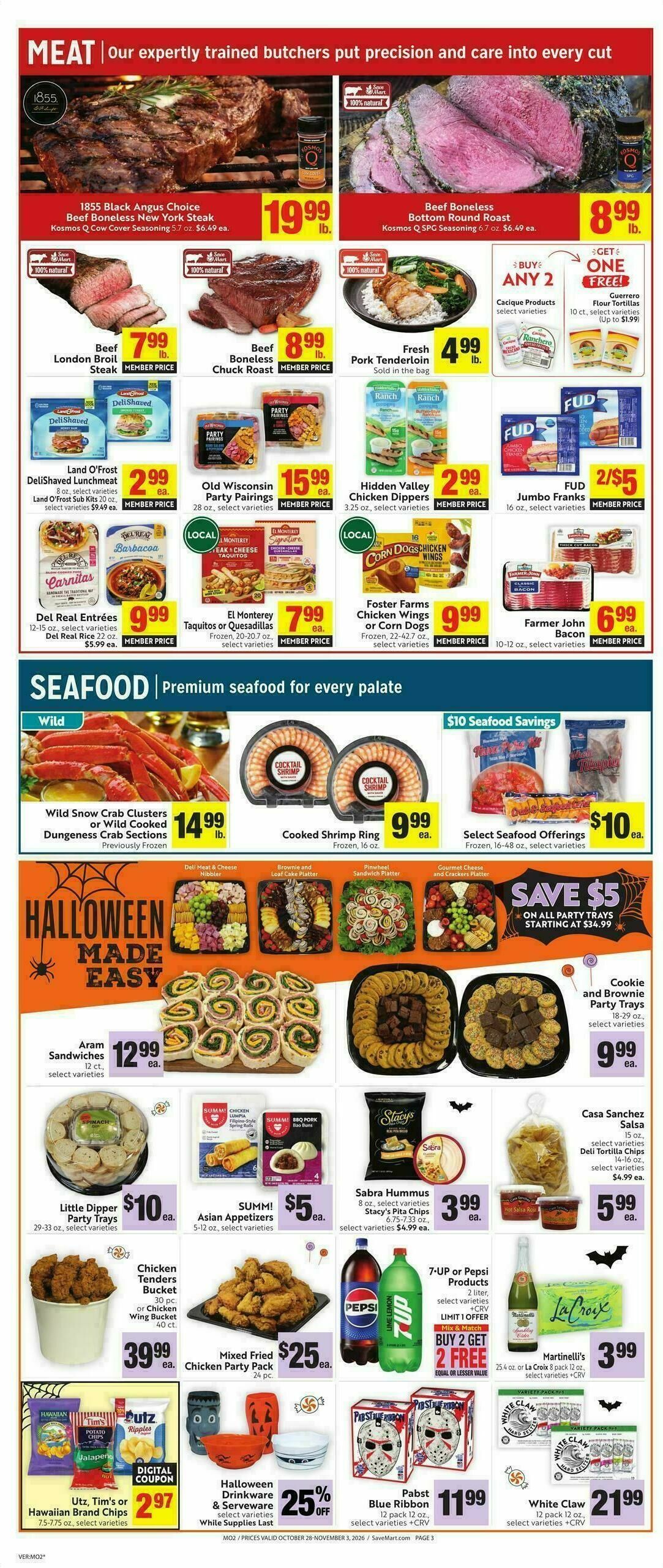 Save Mart Weekly Ad from October 28
