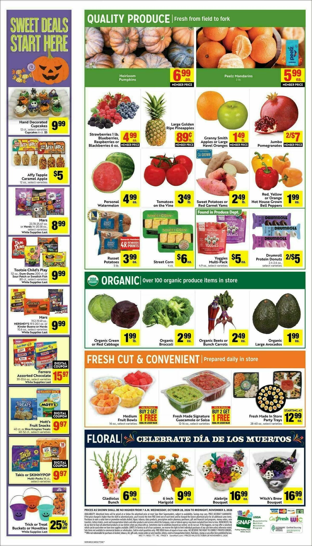 Save Mart Weekly Ad from October 28