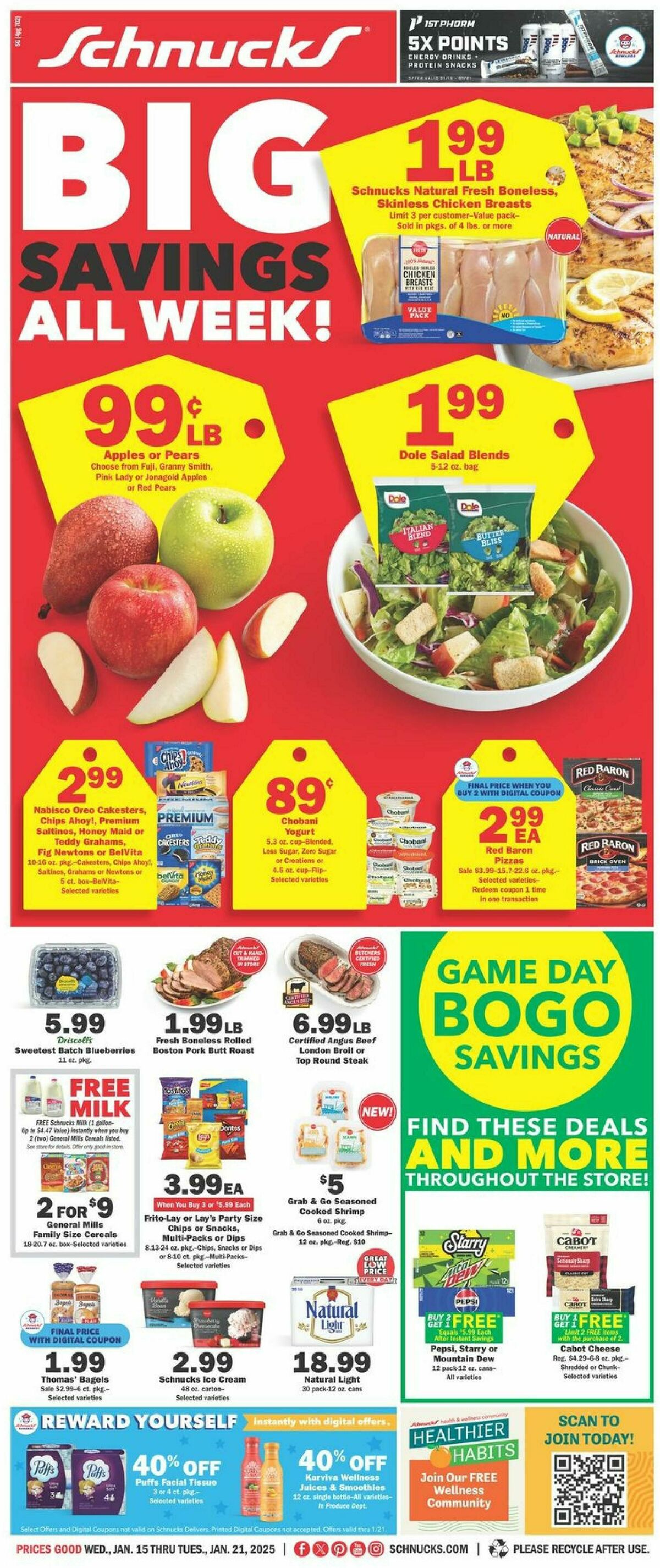 Schnucks Weekly Ad from January 15