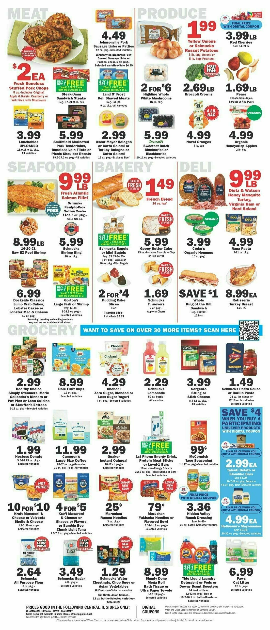 Schnucks Weekly Ad from January 22