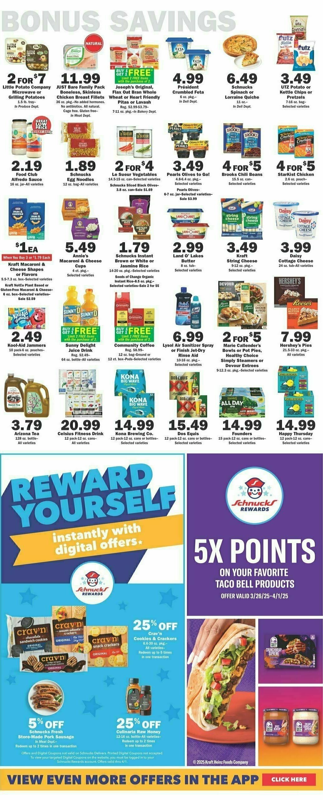 Schnucks Weekly Ad from March 26