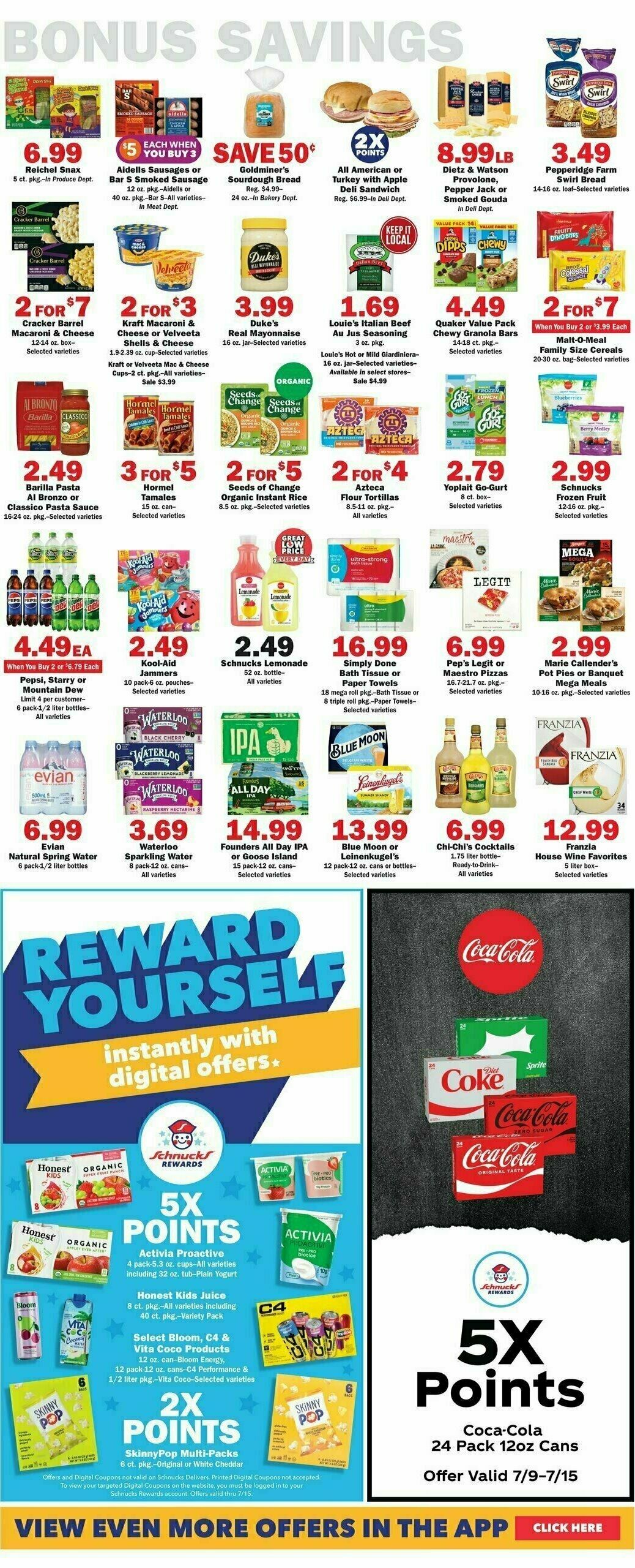 Schnucks Weekly Ad from July 9