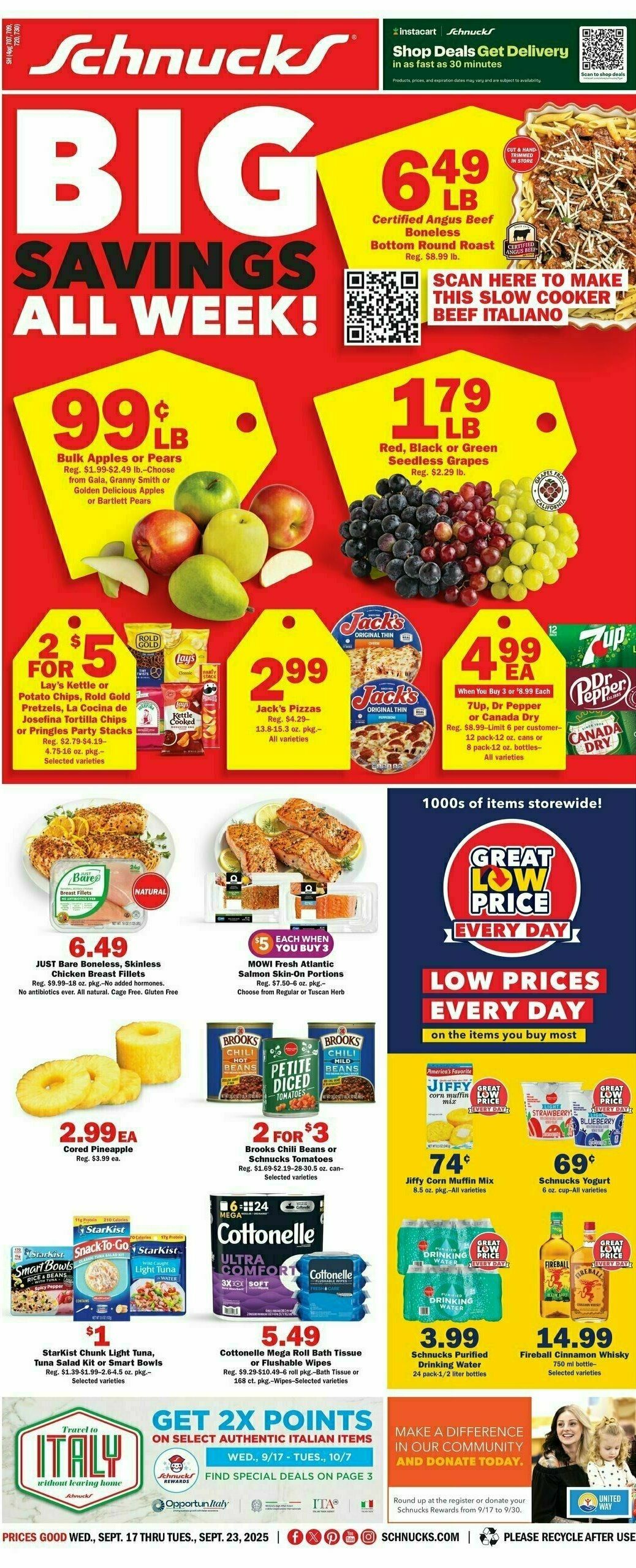 Schnucks Weekly Ad from September 17