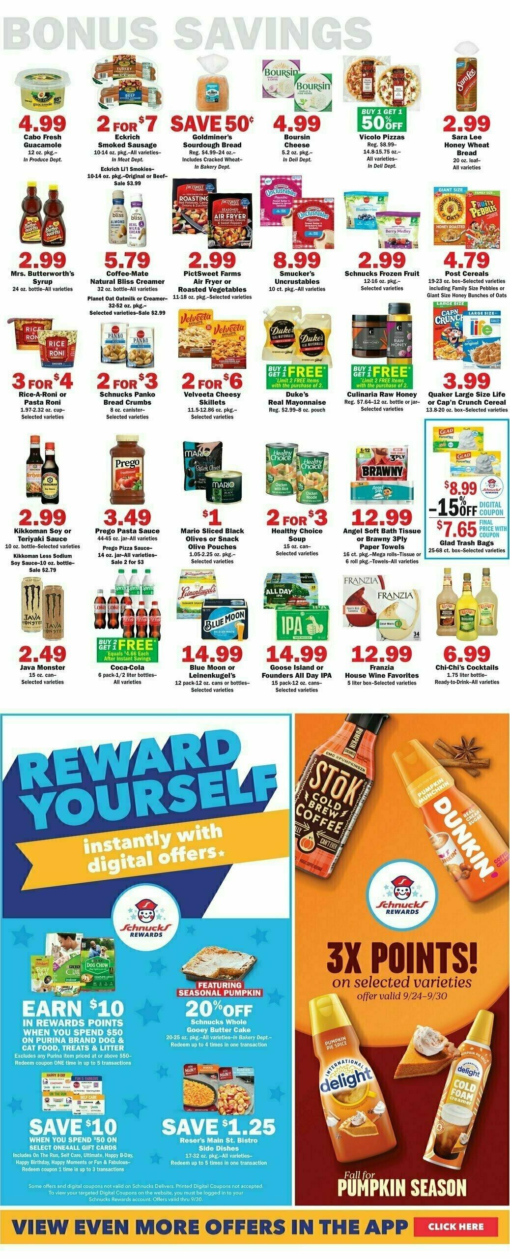 Schnucks Weekly Ad from September 24