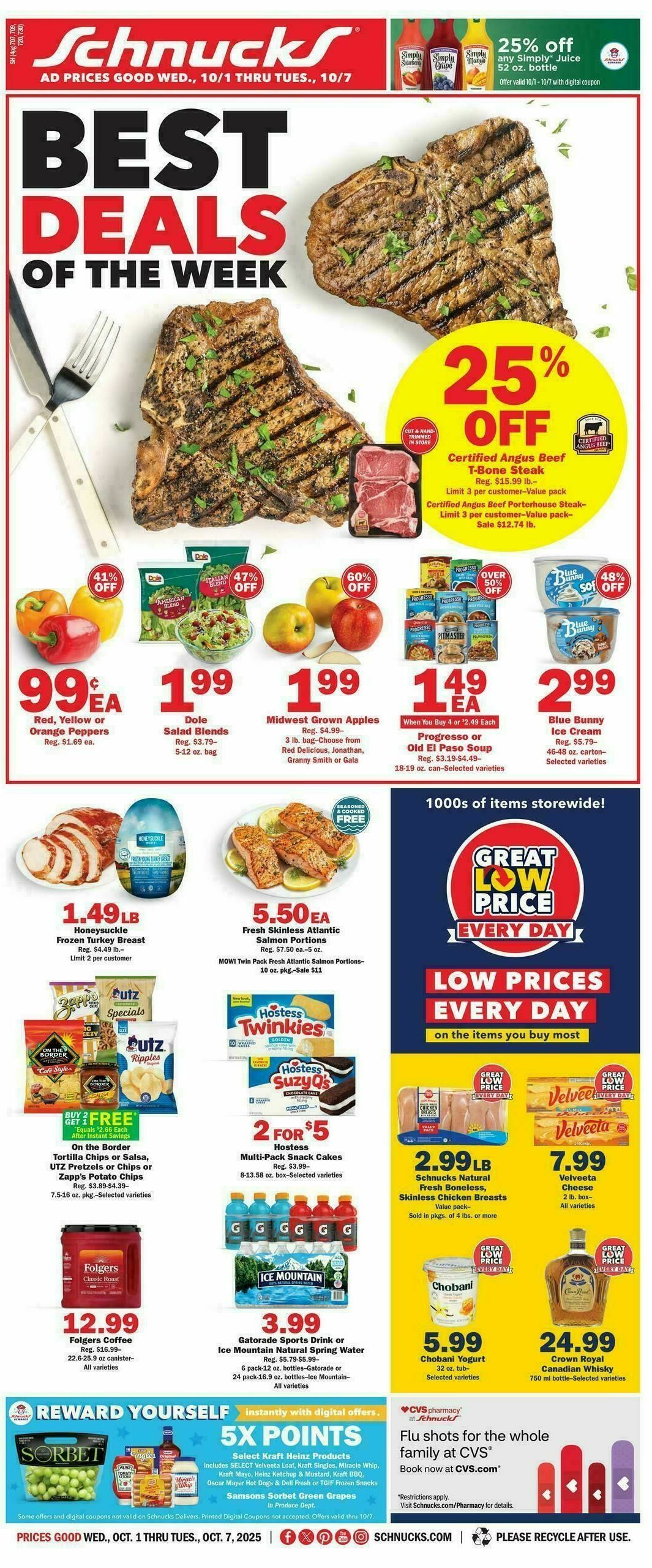 Schnucks Weekly Ad from October 1