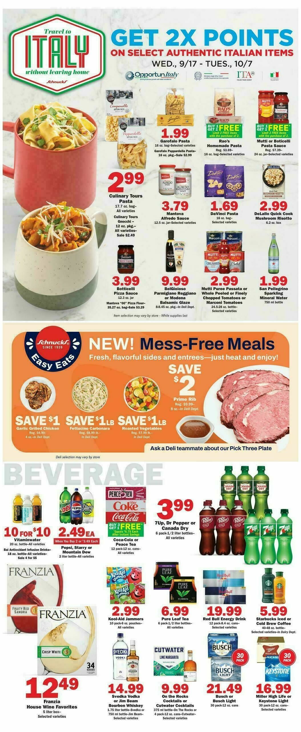 Schnucks Weekly Ad from October 1