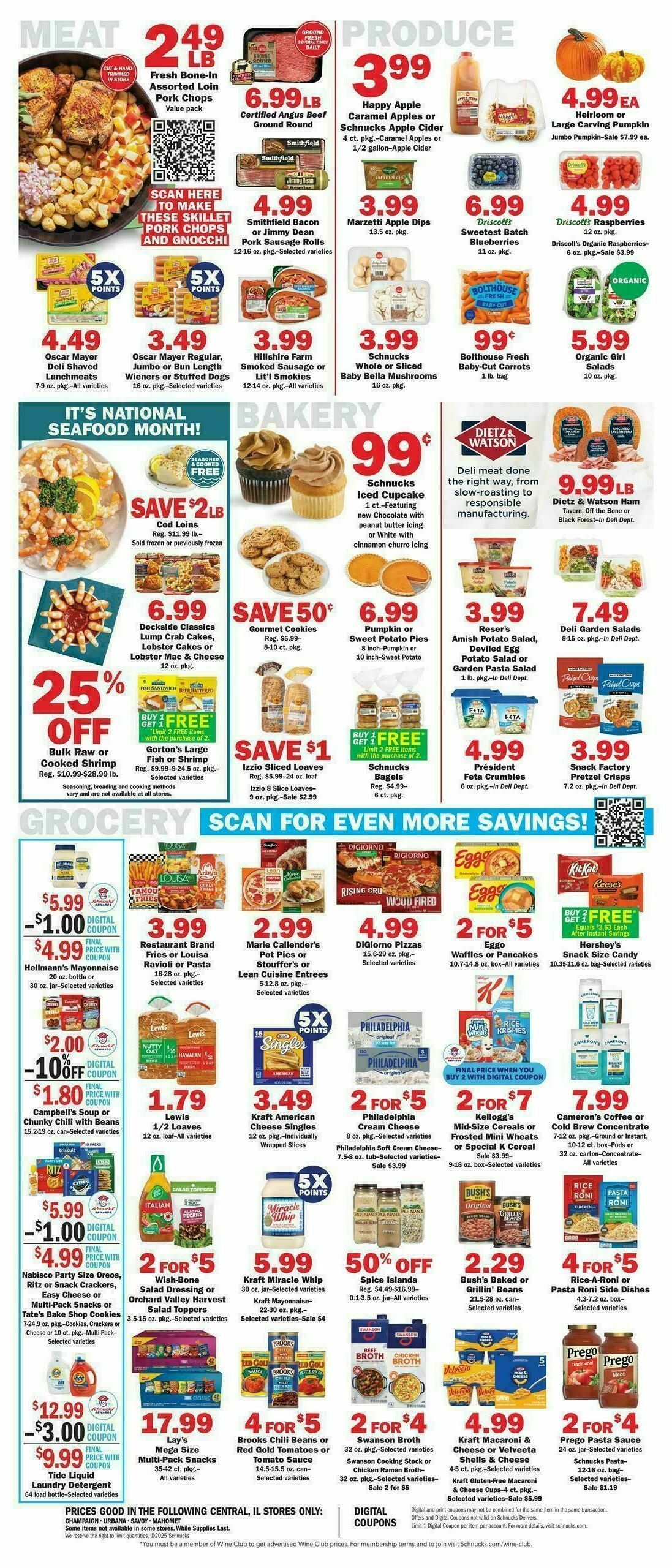 Schnucks Weekly Ad from October 1
