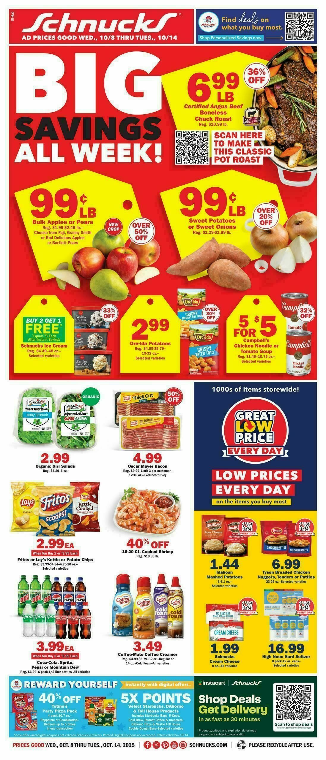 Schnucks Weekly Ad from October 8