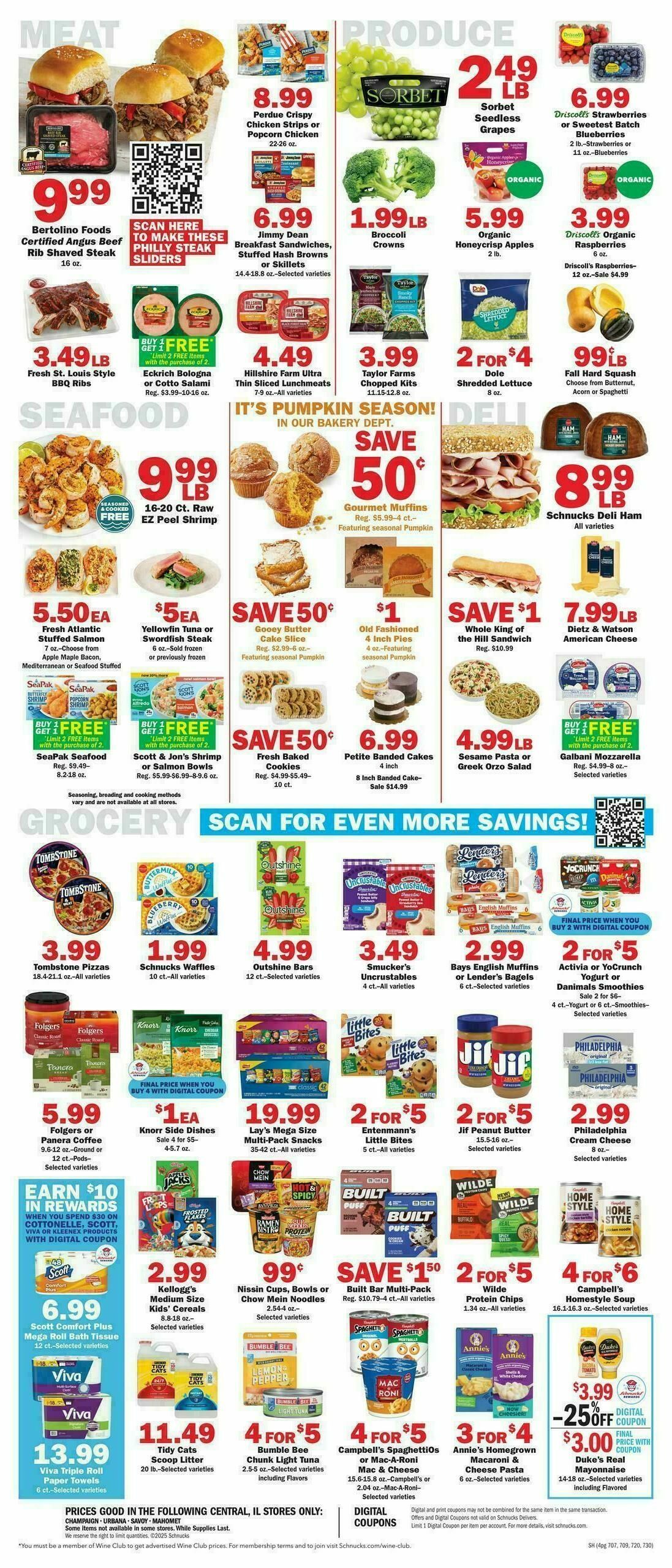 Schnucks Weekly Ad from October 8