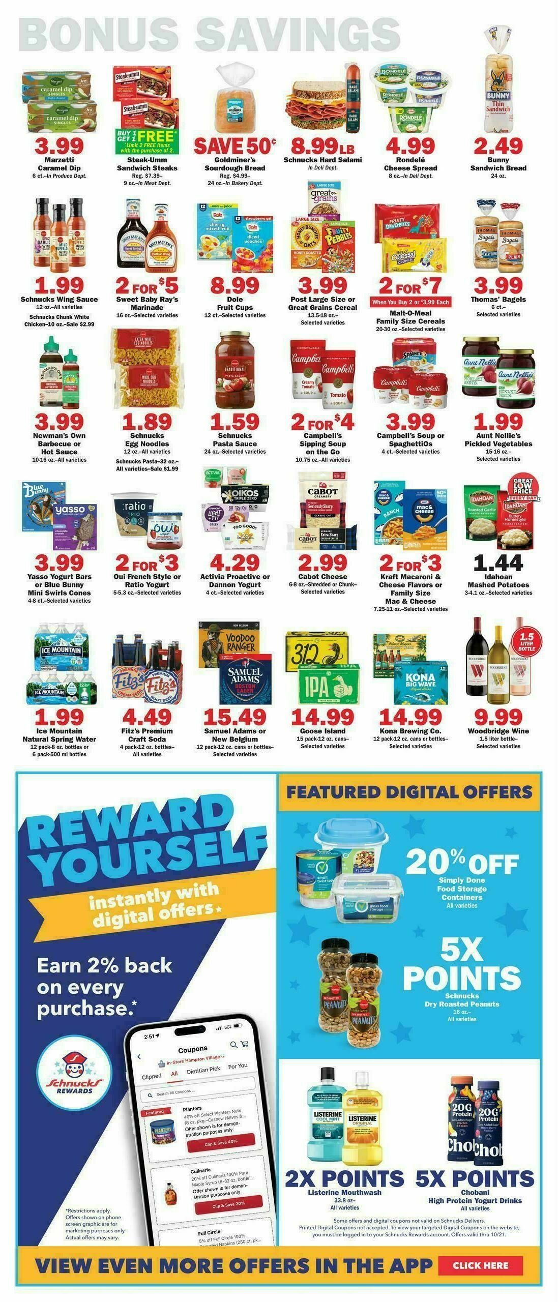 Schnucks Weekly Ad from October 15