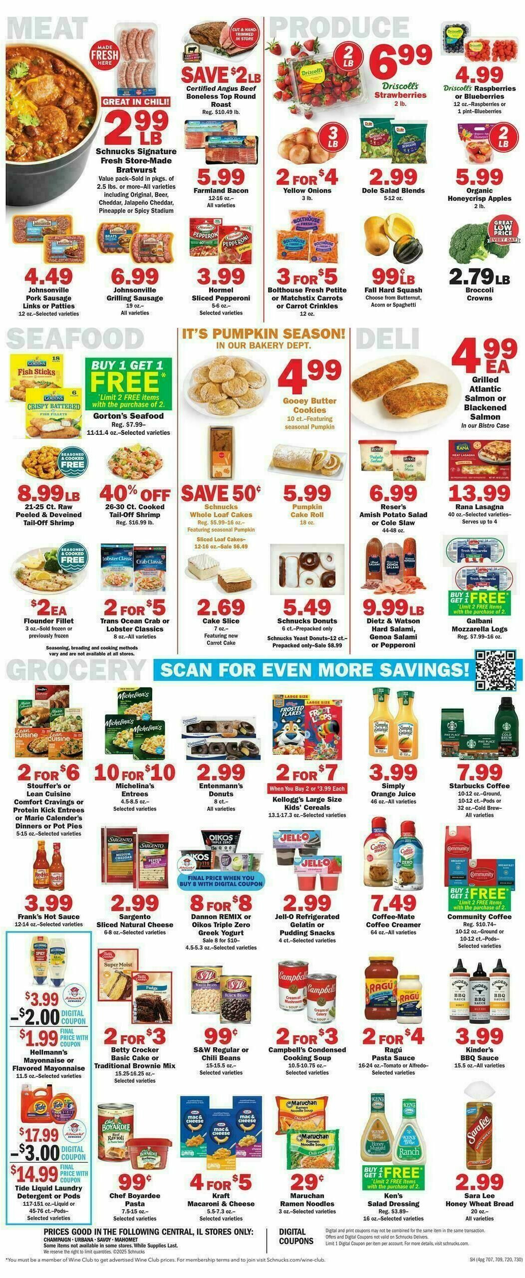 Schnucks Weekly Ad from October 22
