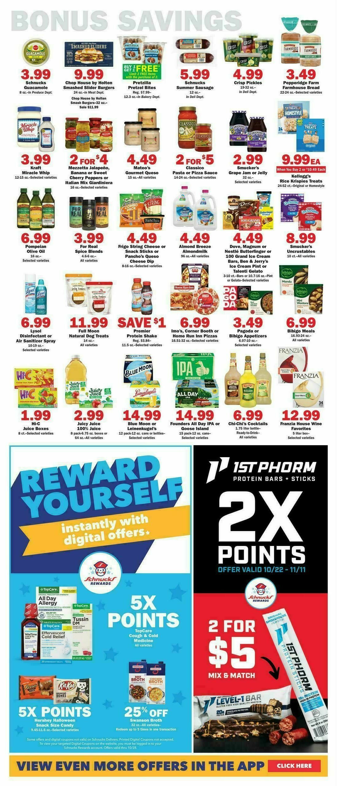 Schnucks Weekly Ad from October 22
