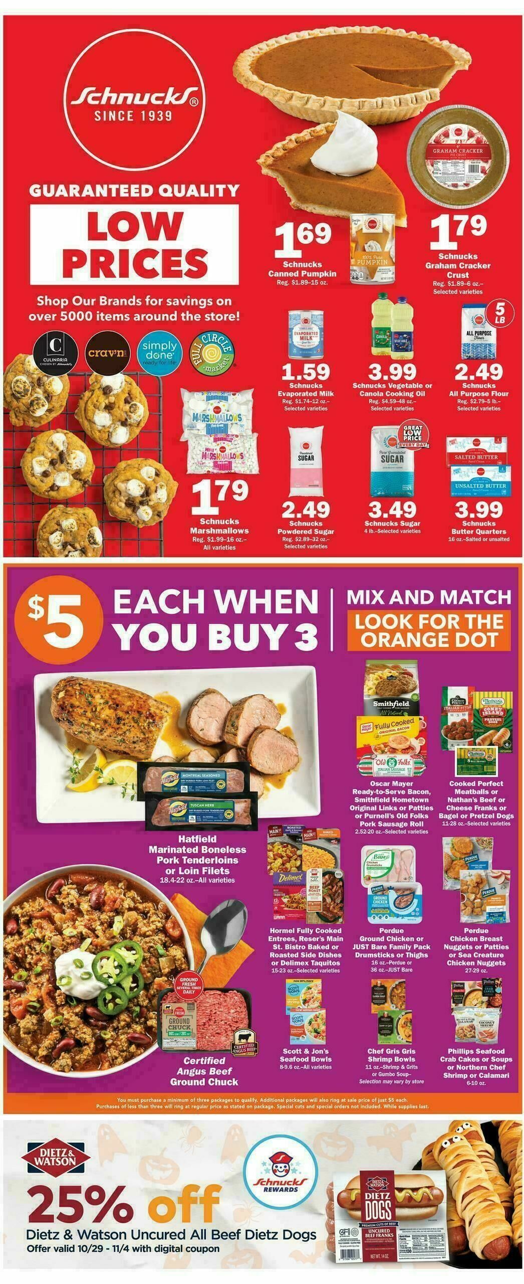 Schnucks Weekly Ad from October 29