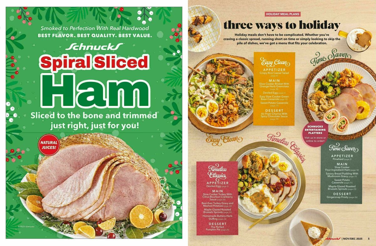Schnucks Weekly Ad from November 1
