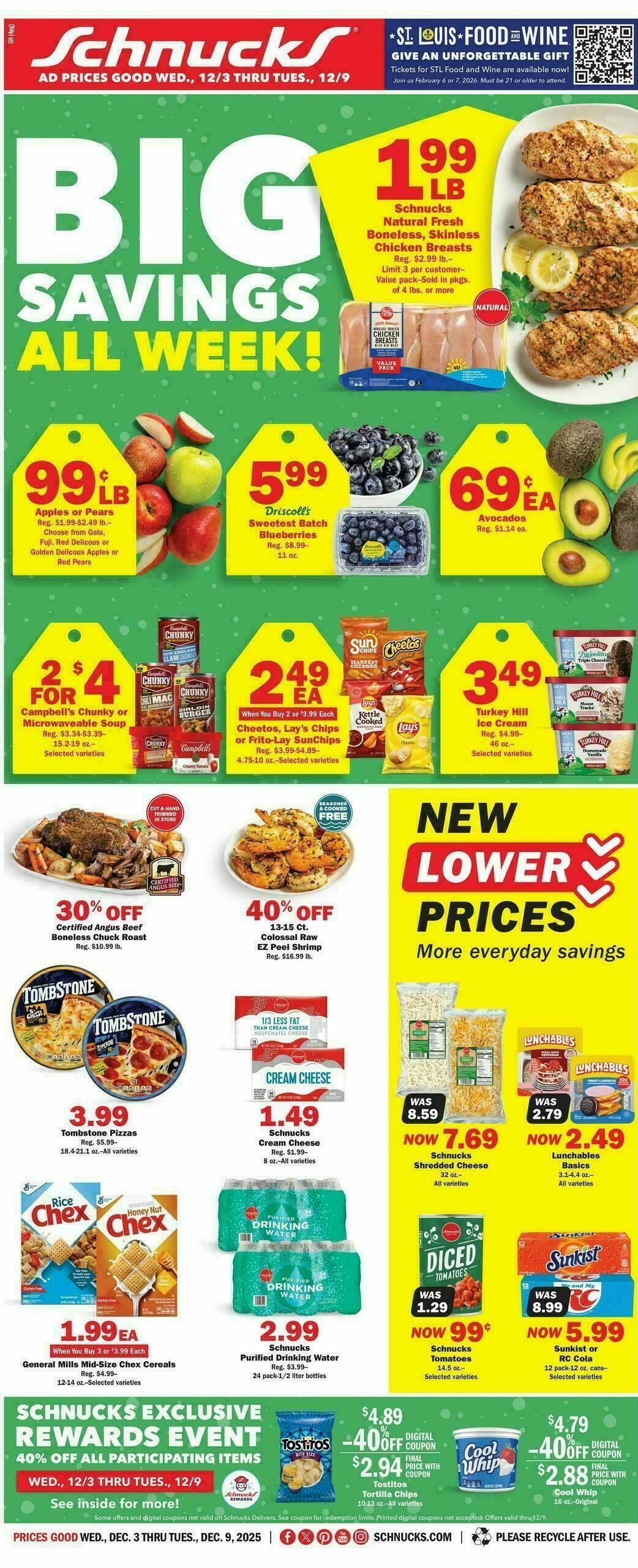 Schnucks Weekly Ad from December 3