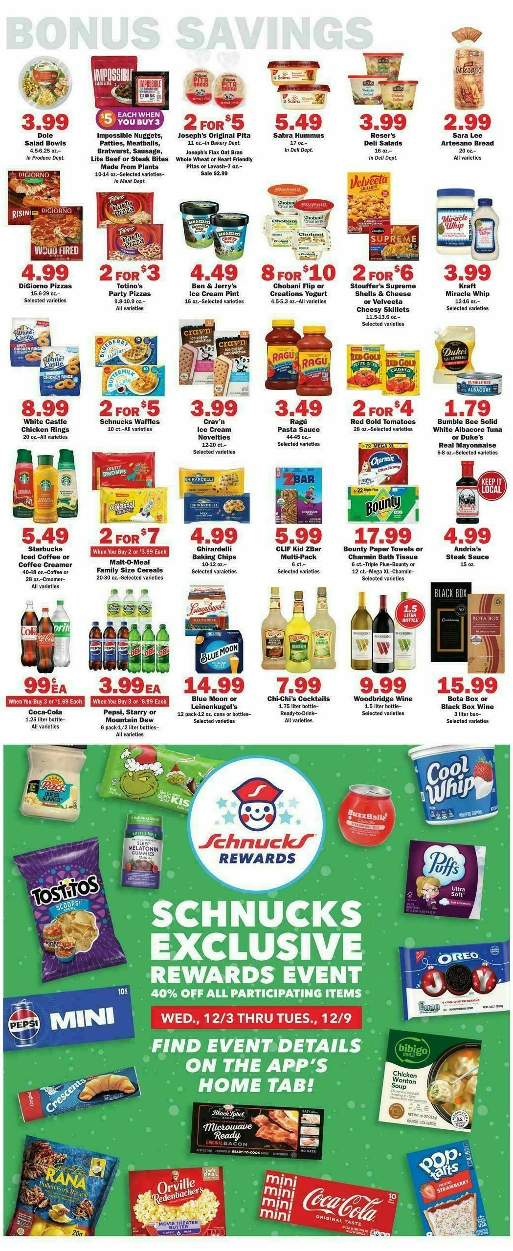 Schnucks Weekly Ad from December 3