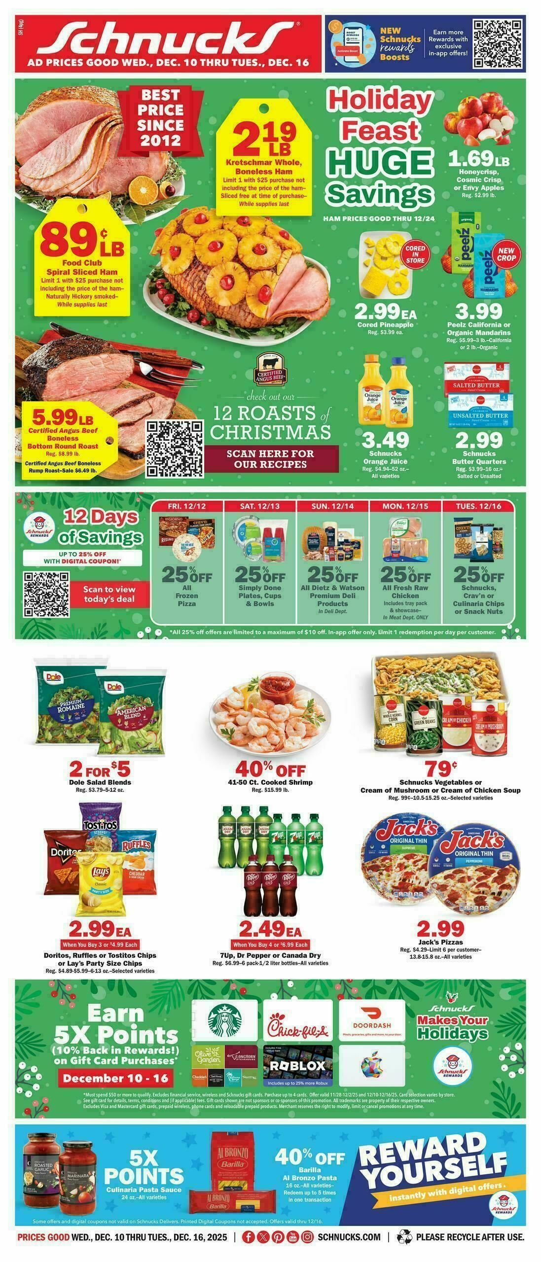 Schnucks Weekly Ad from December 10