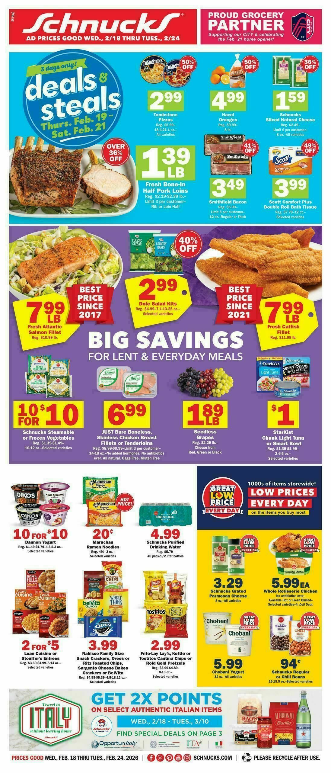 Schnucks Weekly Ad from February 18