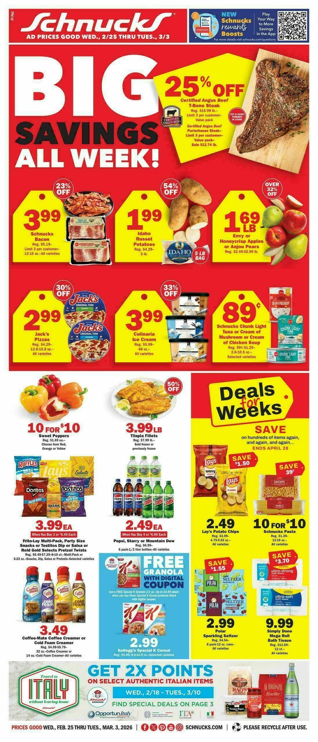 Schnucks Weekly Ad from February 25
