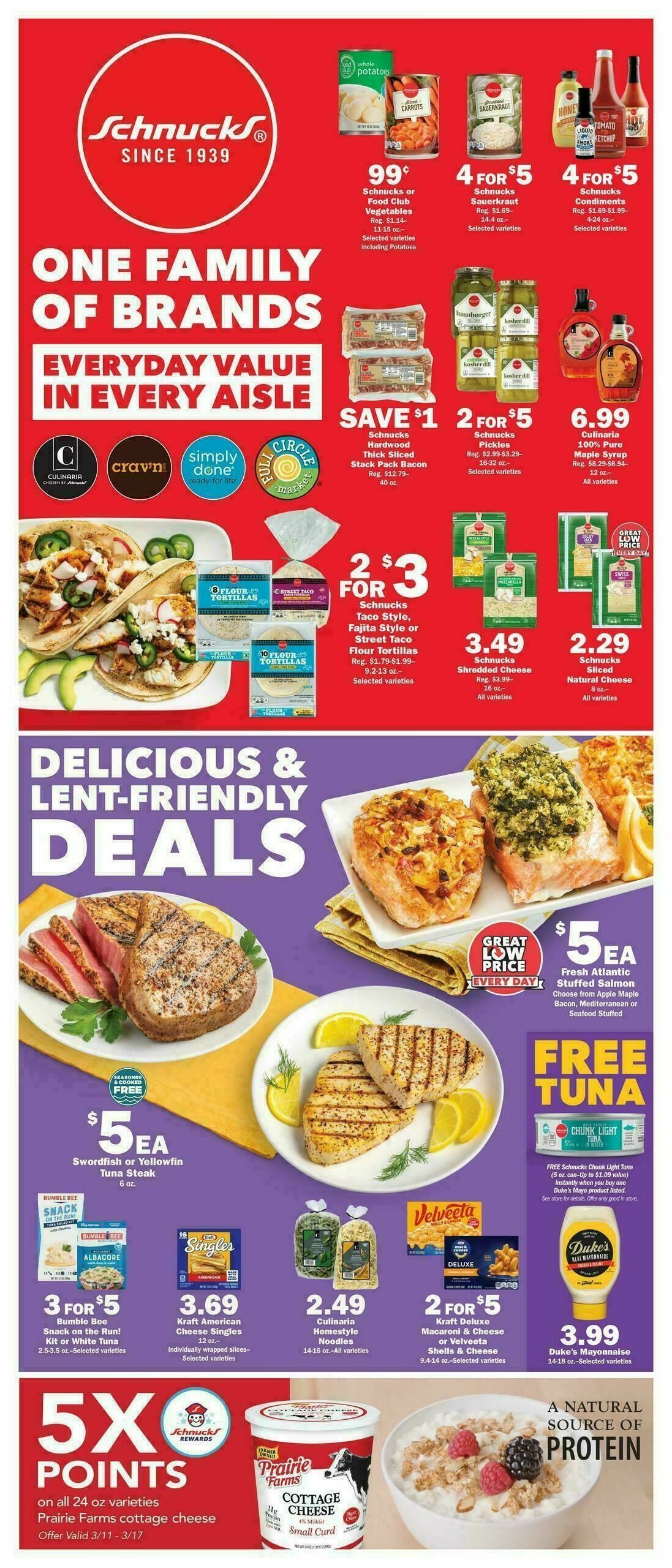 Schnucks Weekly Ad from March 11