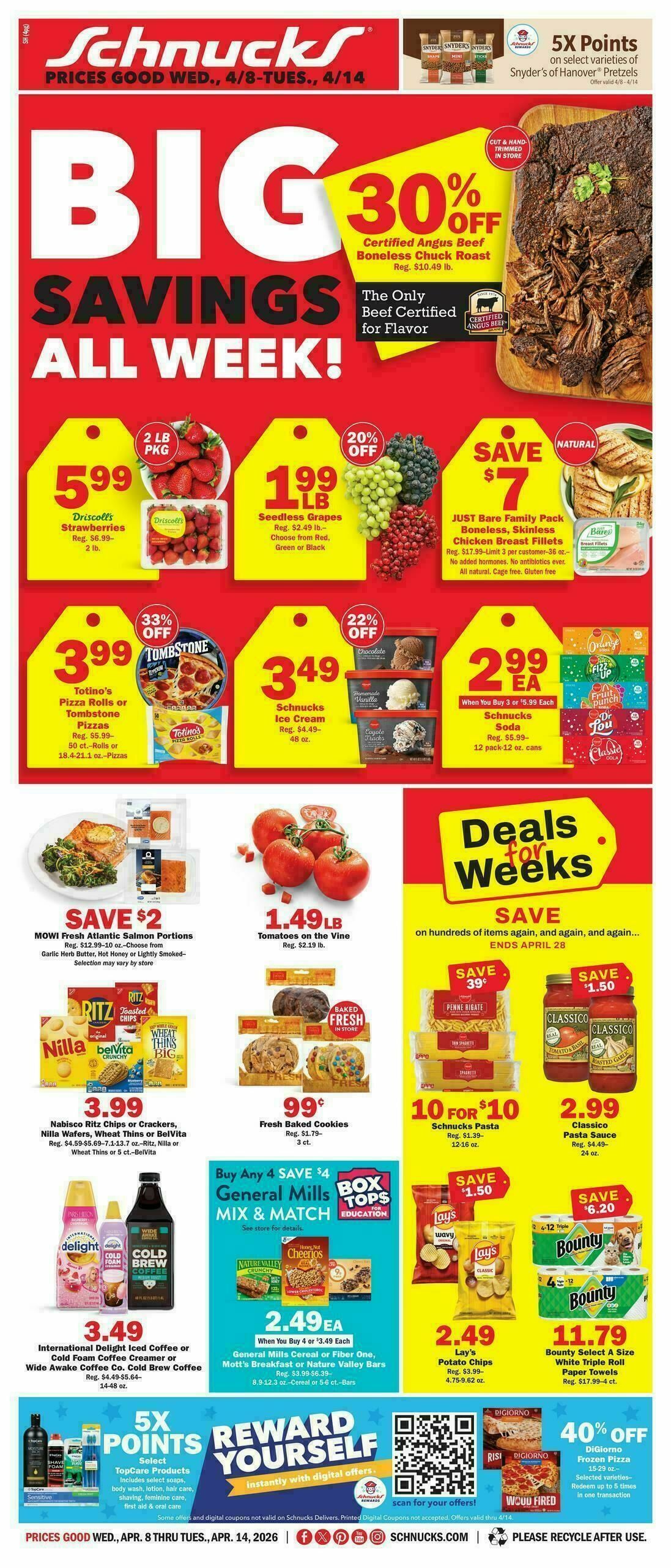 Schnucks Weekly Ad from April 8