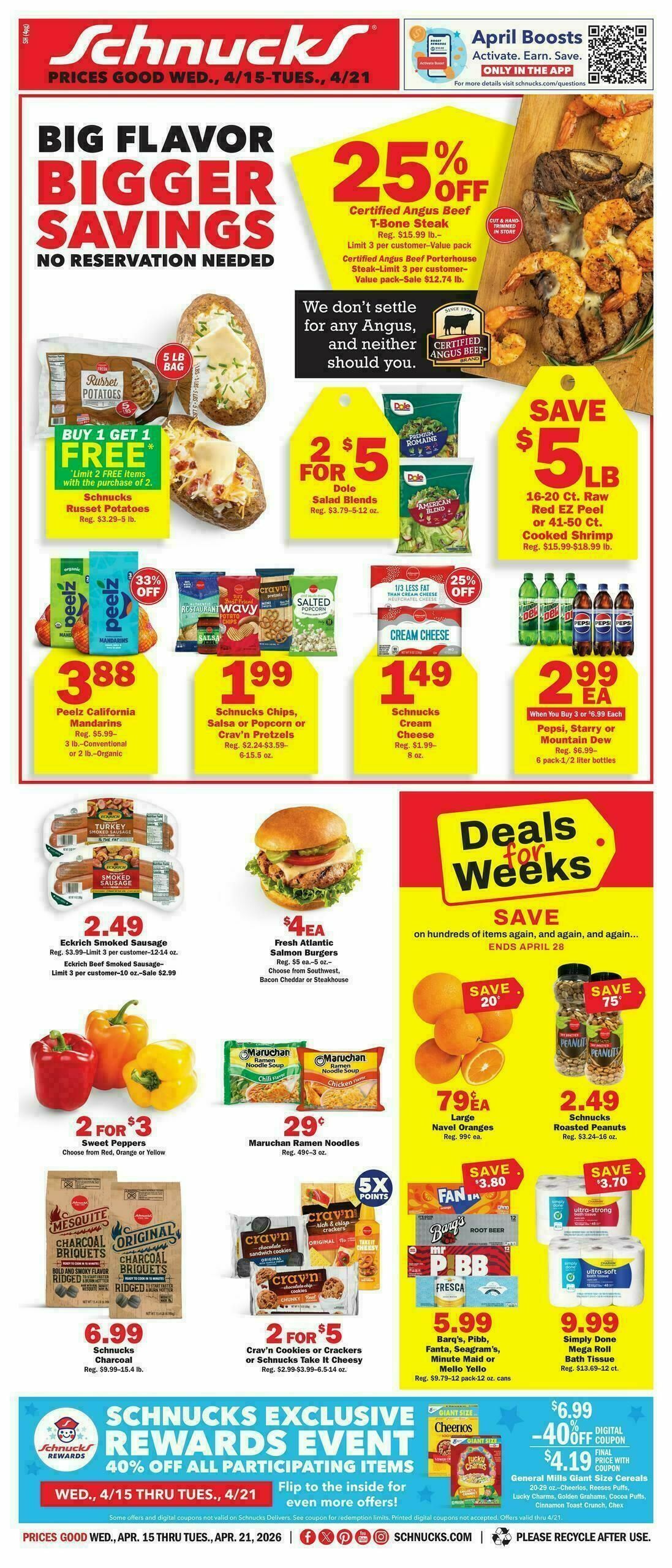 Schnucks Weekly Ad from April 15