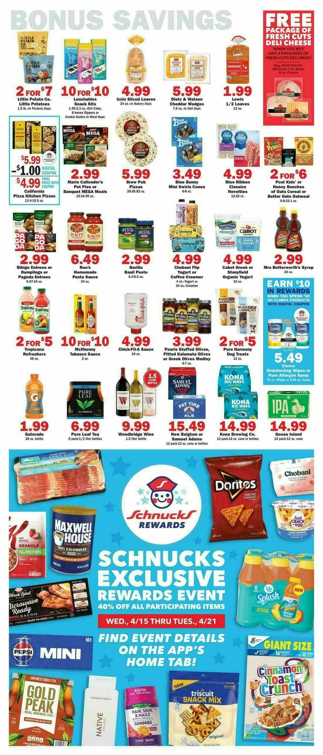 Schnucks Weekly Ad from April 15
