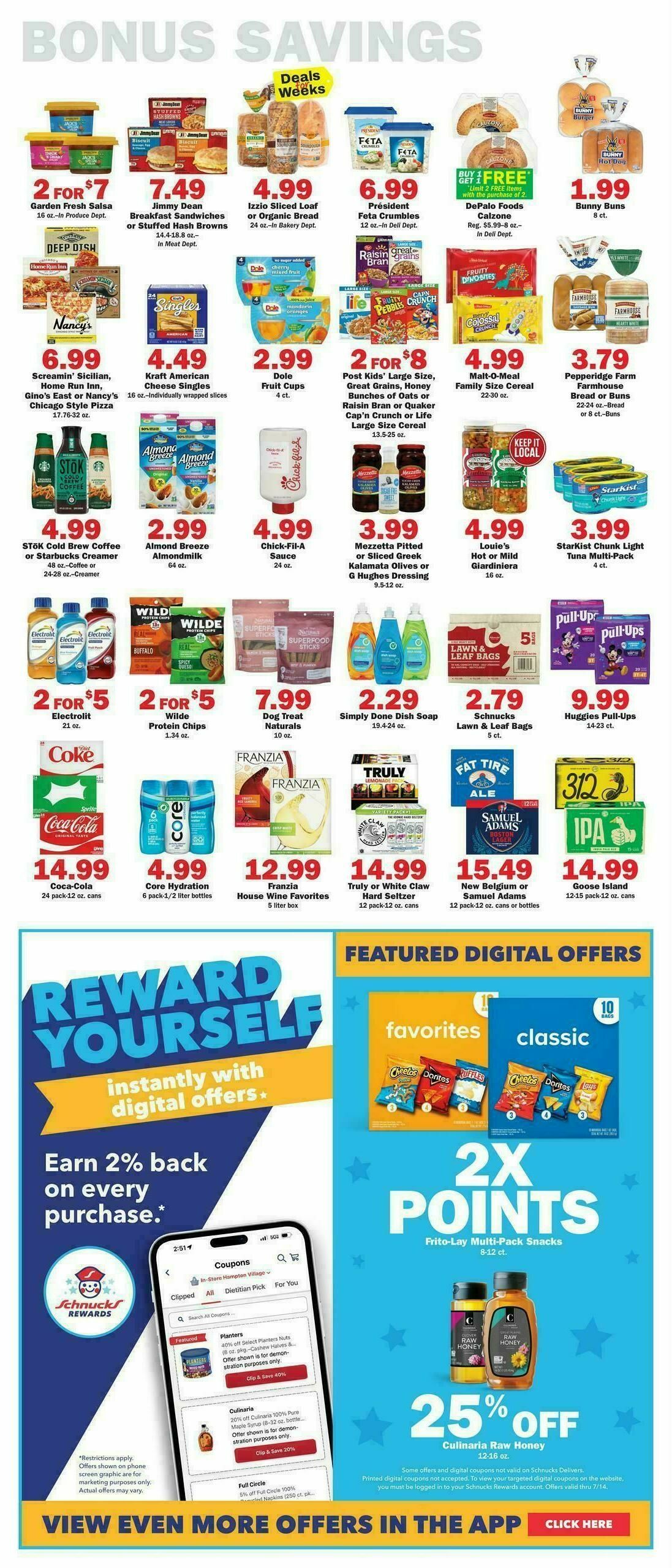 Schnucks Weekly Ad from July 8