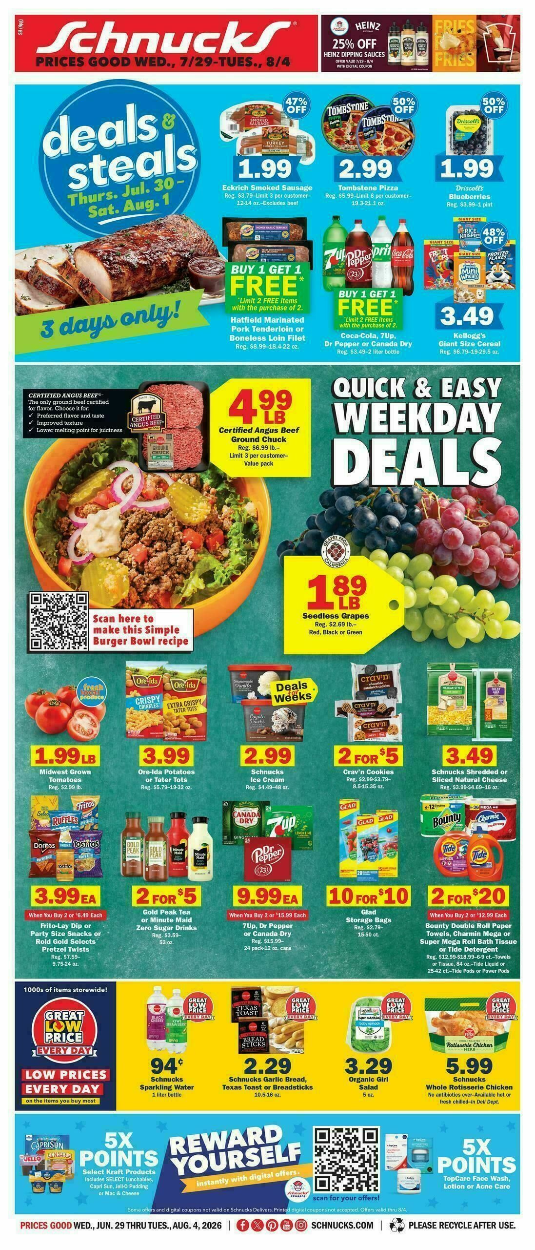 Schnucks Weekly Ad from July 29