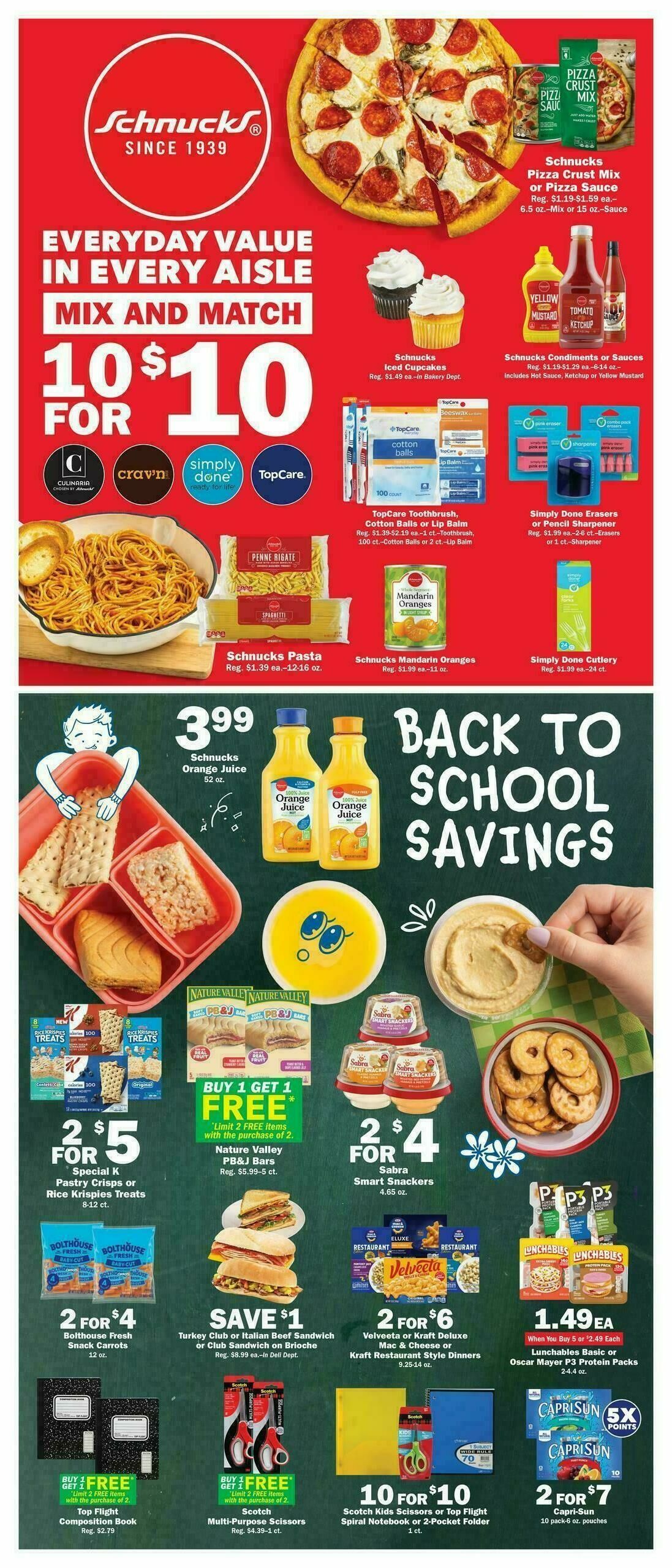Schnucks Weekly Ad from July 29
