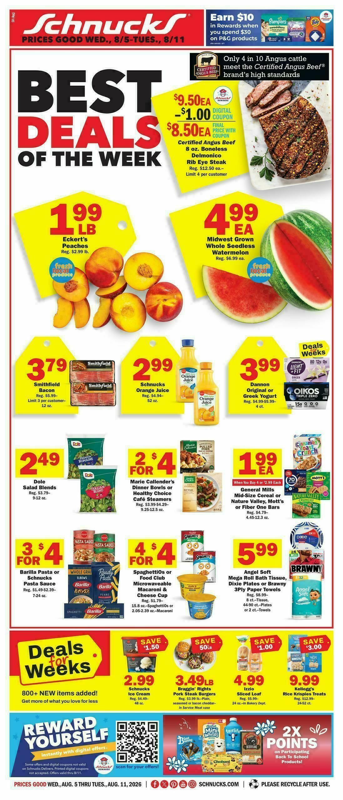 Schnucks Weekly Ad from August 5