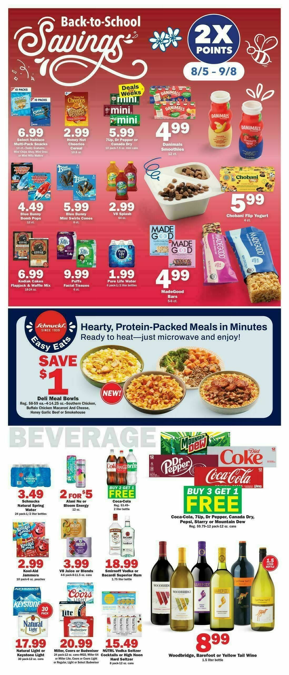 Schnucks Weekly Ad from August 5