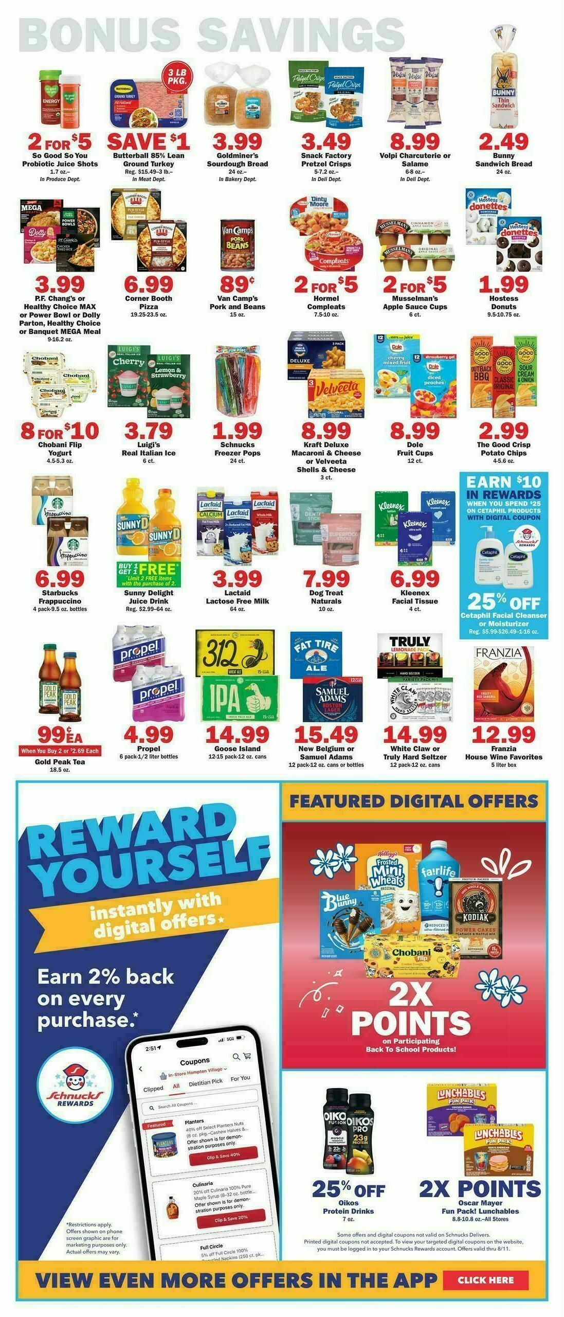Schnucks Weekly Ad from August 5