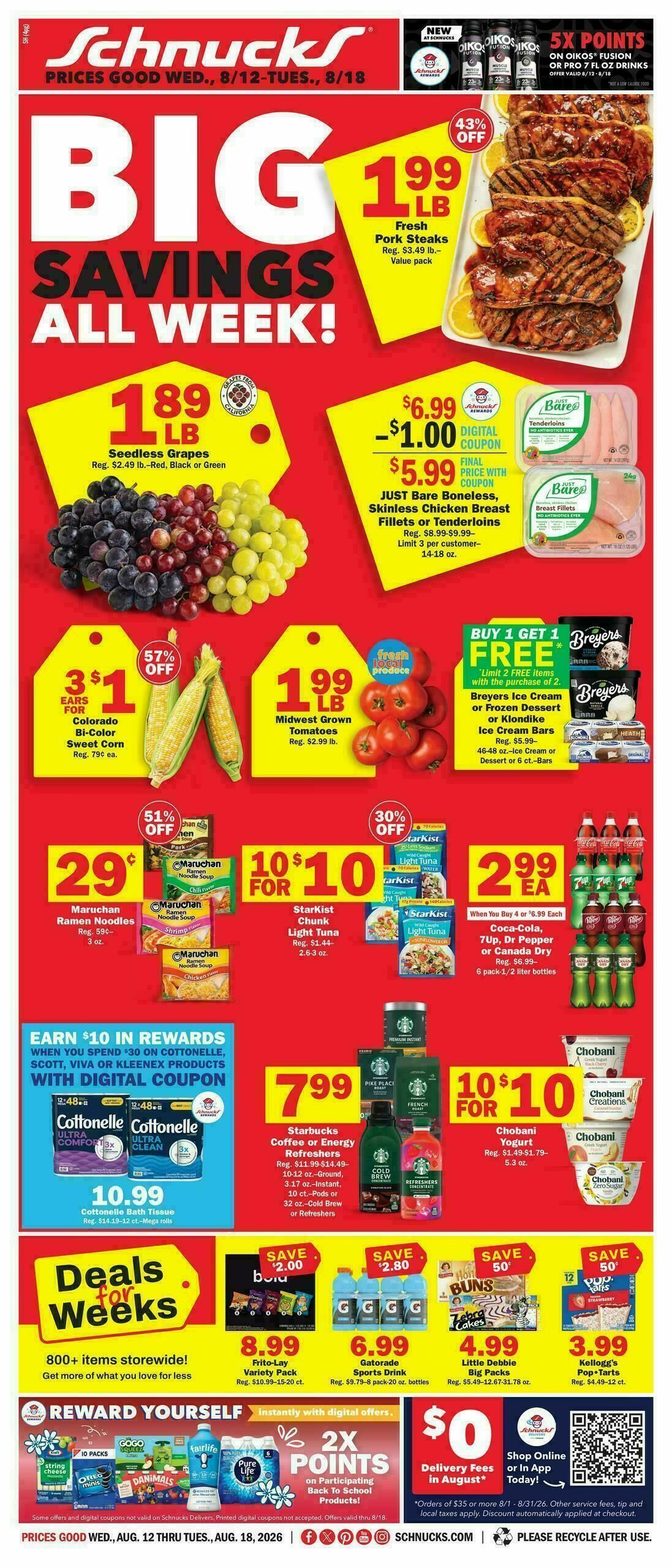 Schnucks Weekly Ad from August 12
