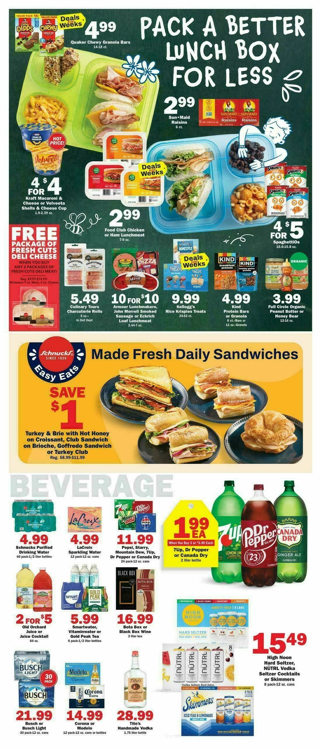 Schnucks Weekly Ad from August 12