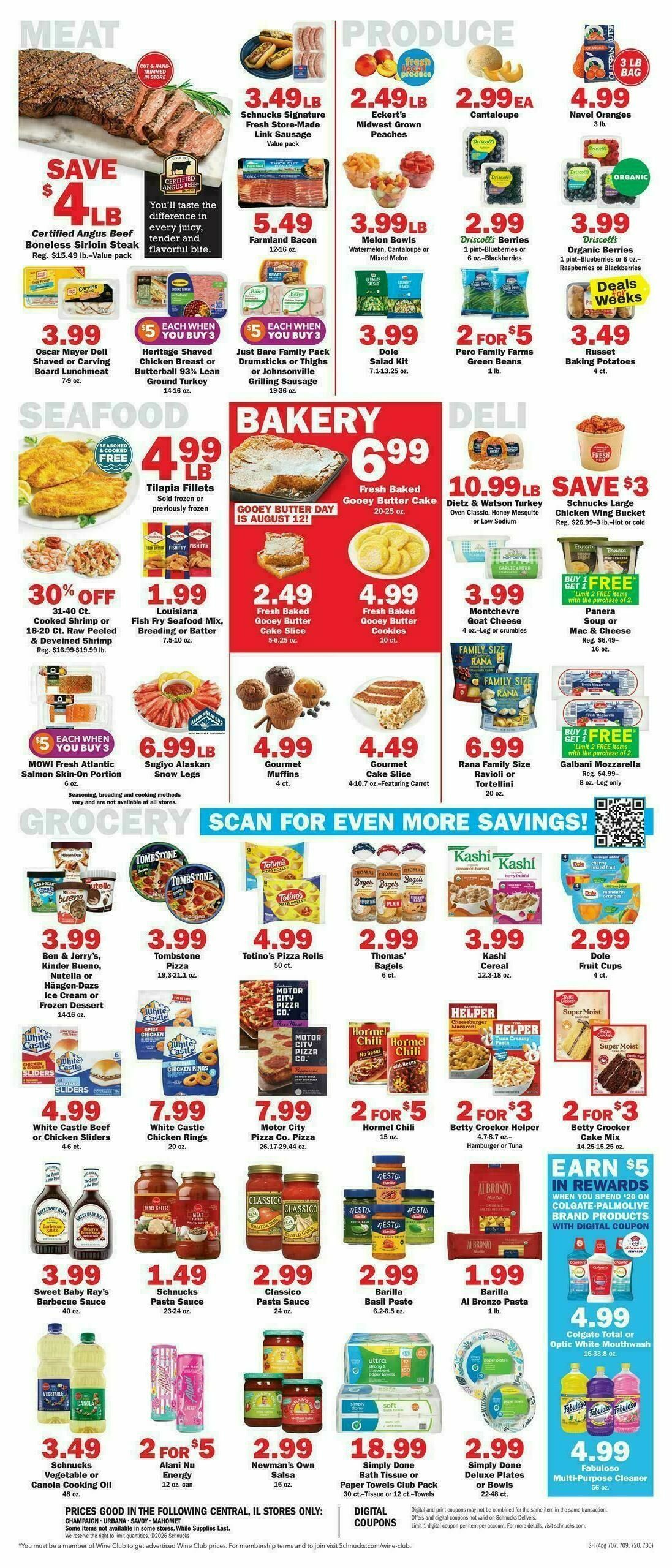 Schnucks Weekly Ad from August 12
