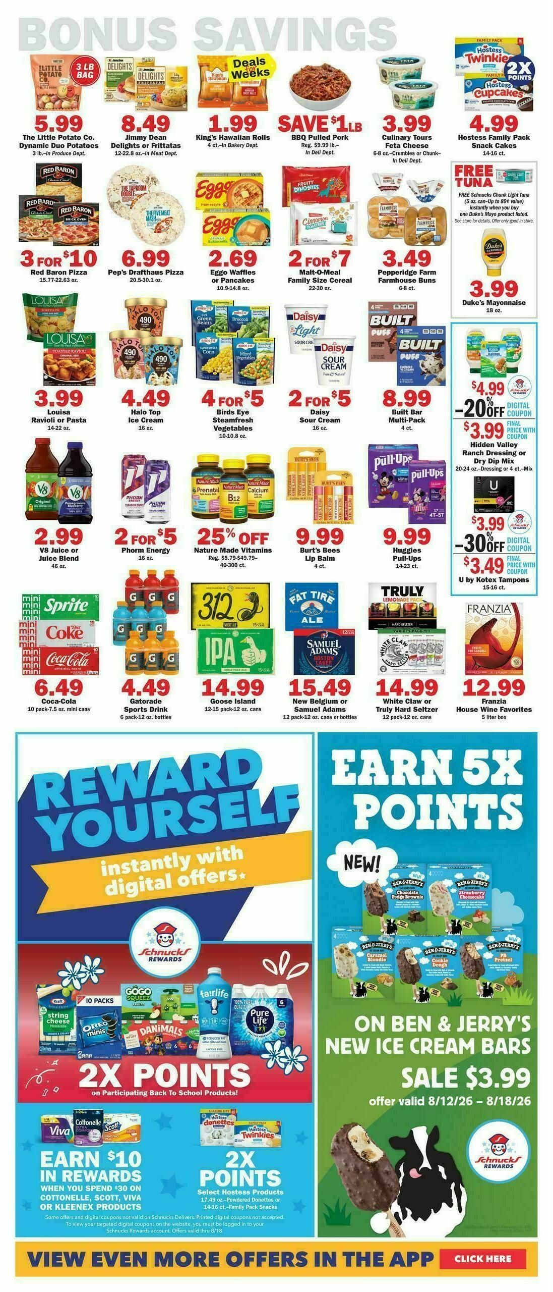 Schnucks Weekly Ad from August 12
