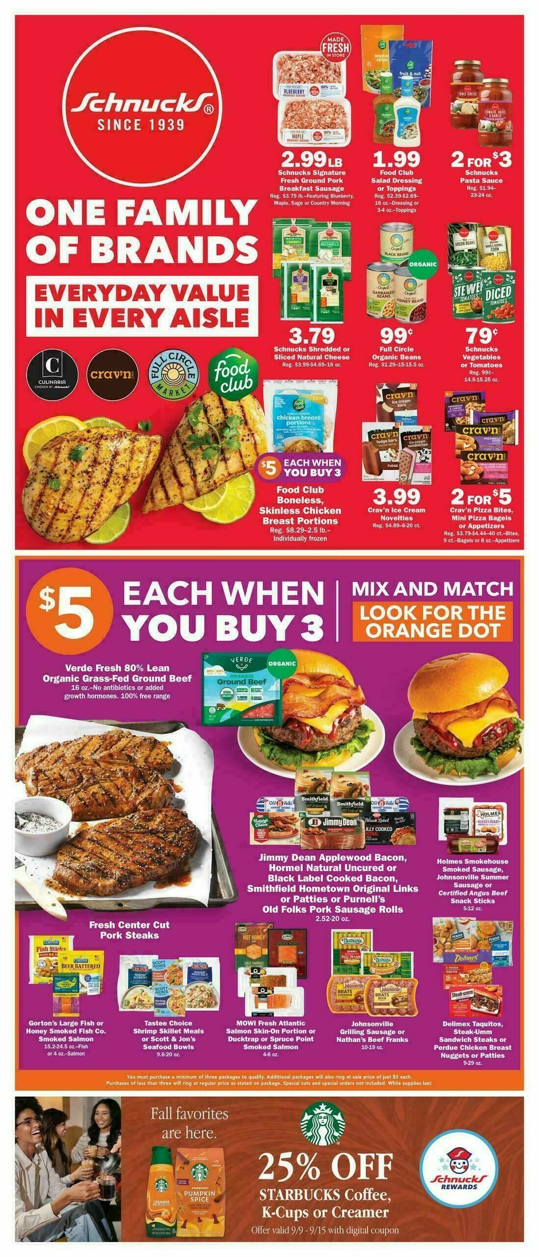 Schnucks Weekly Ad from September 9