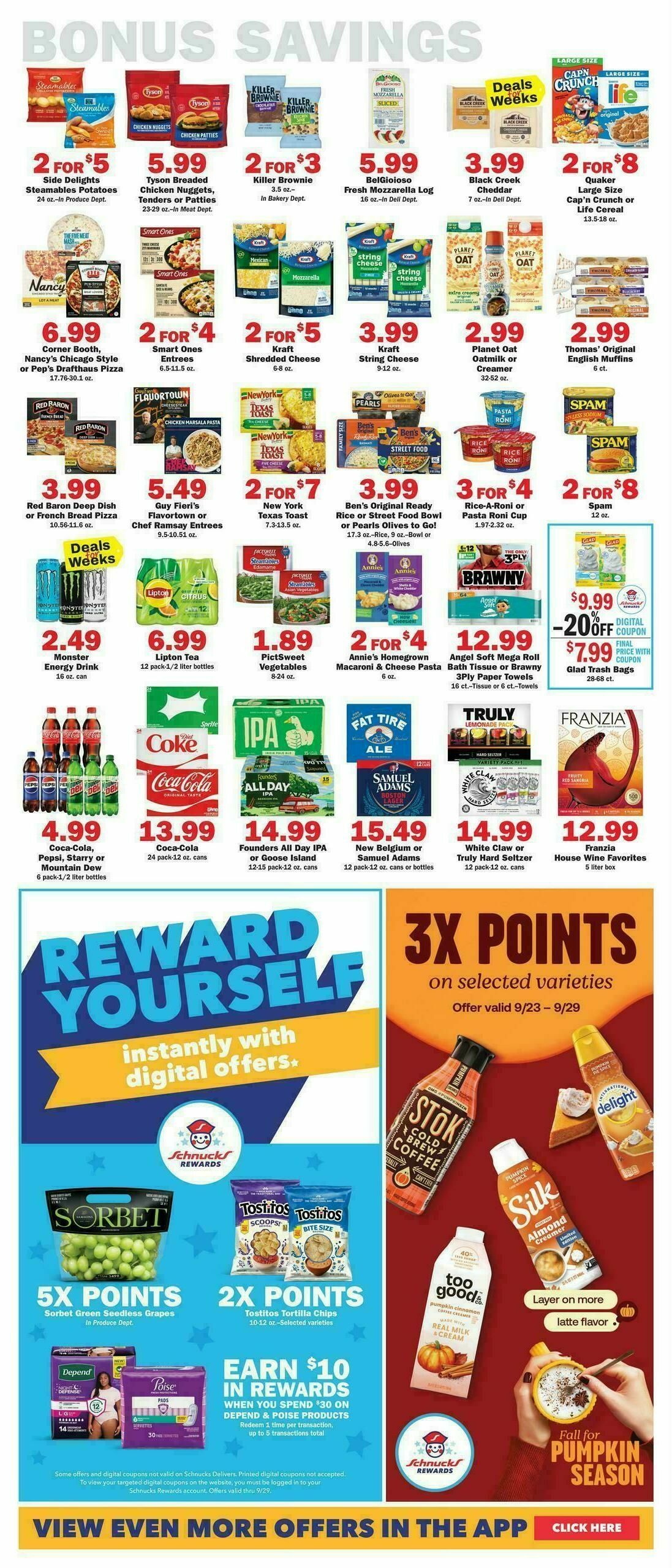 Schnucks Weekly Ad from September 23