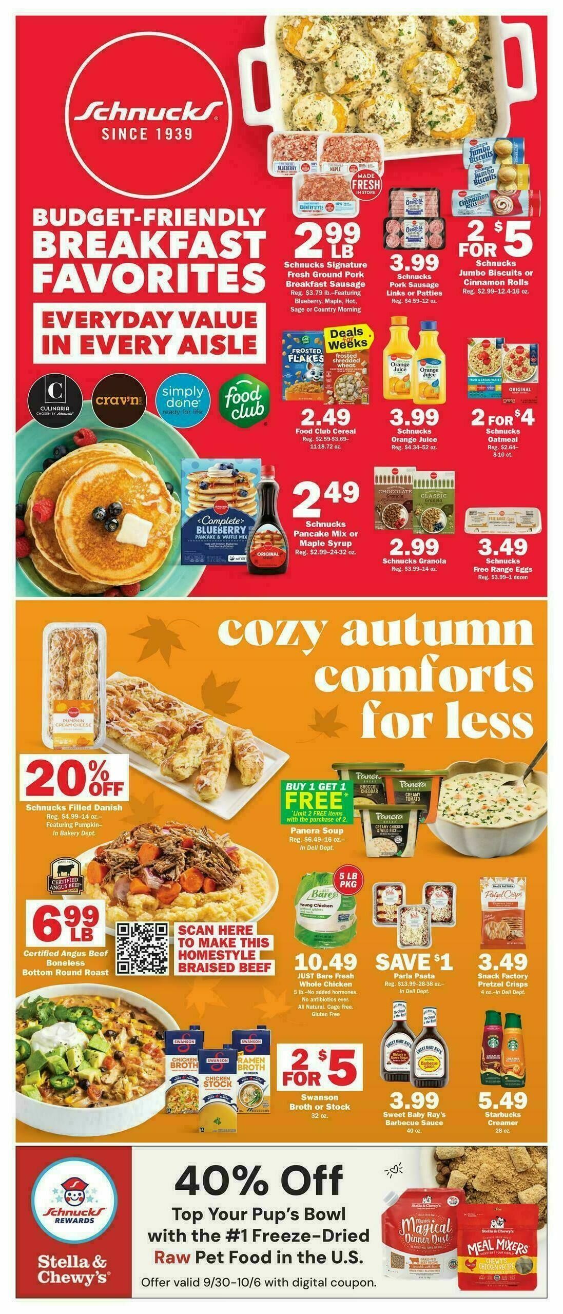 Schnucks Weekly Ad from September 30