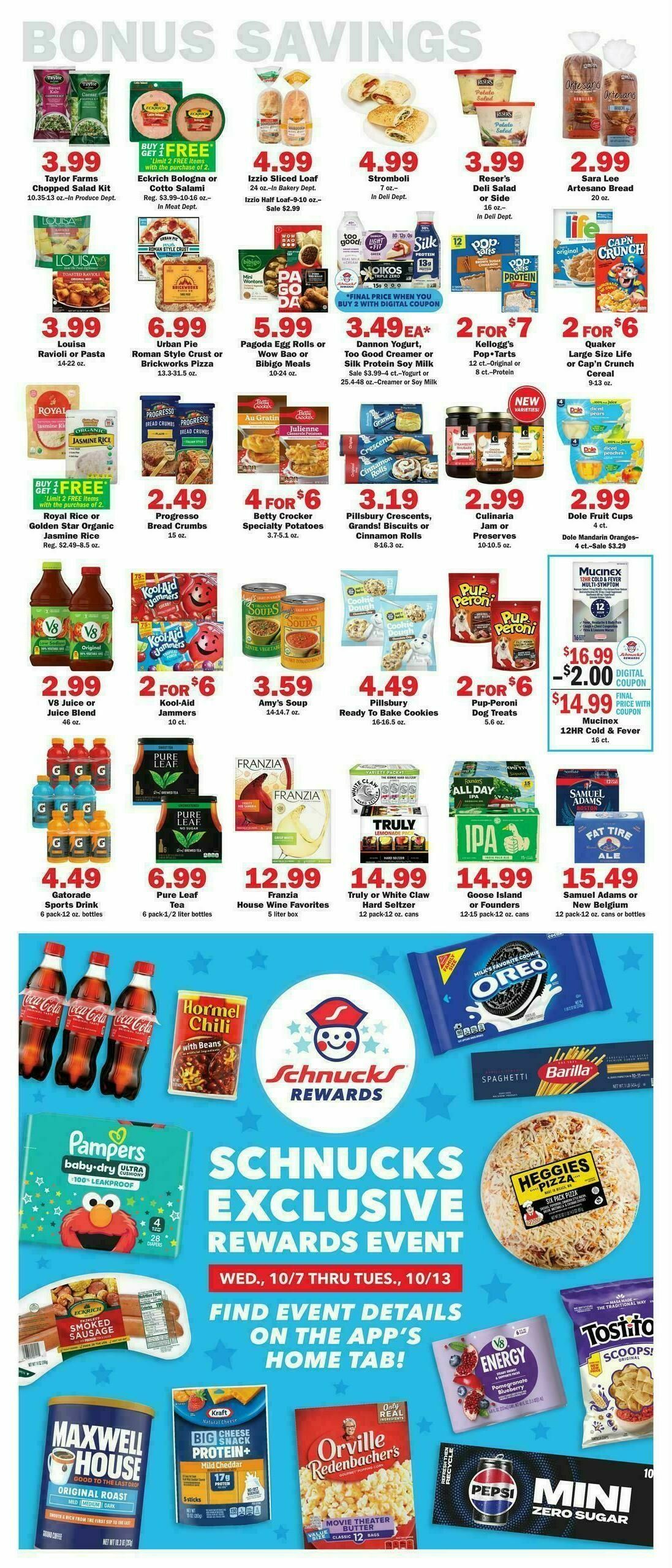 Schnucks Weekly Ad from October 7