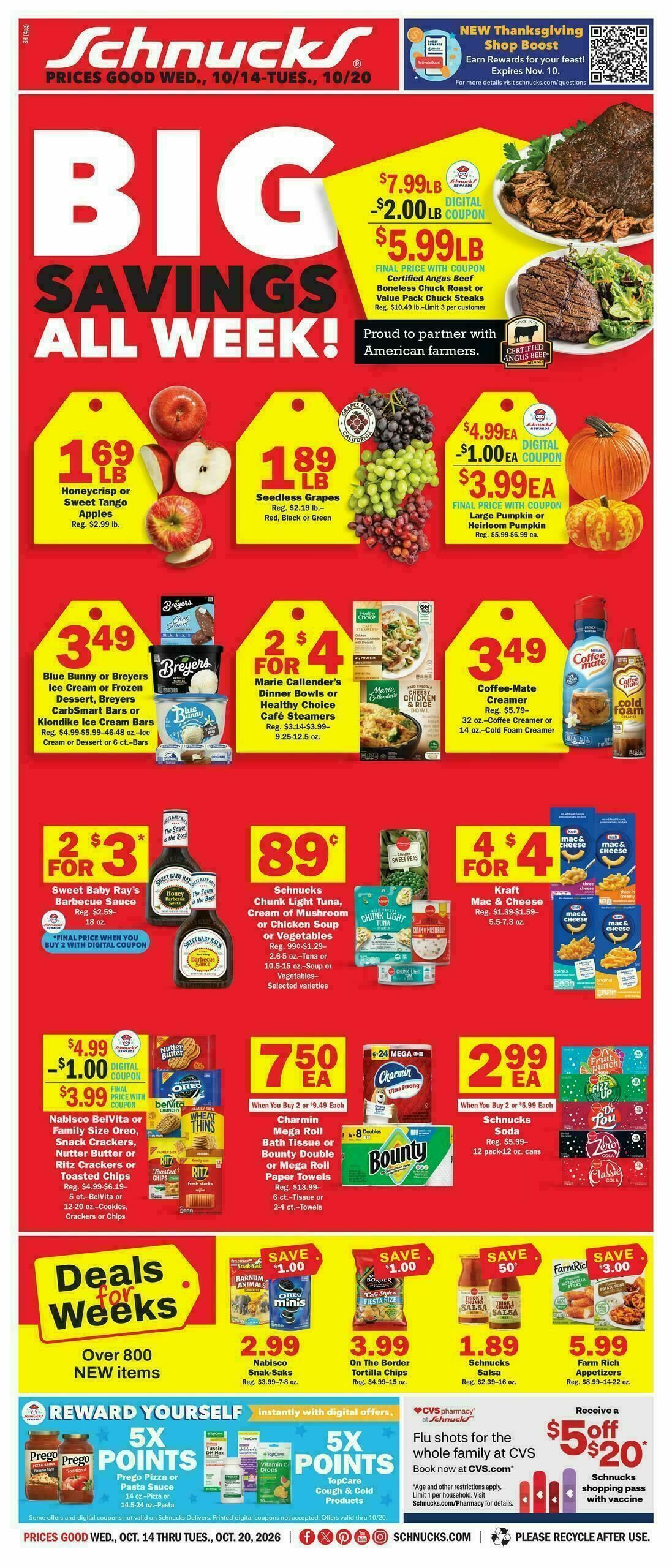 Schnucks Weekly Ad from October 14