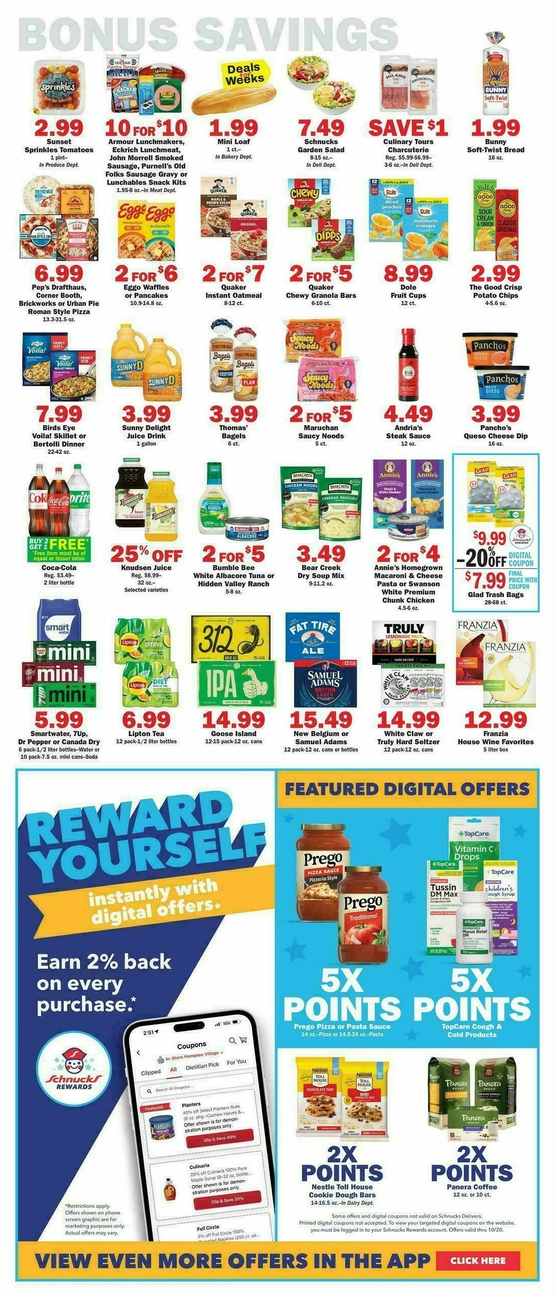 Schnucks Weekly Ad from October 14