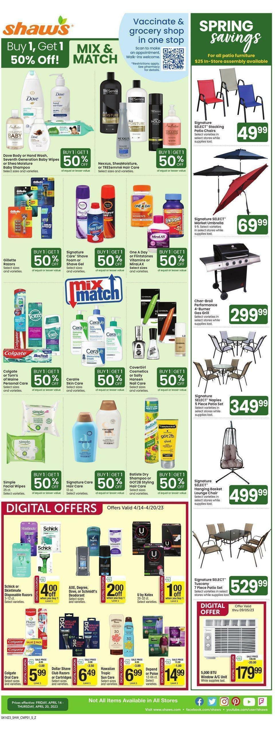 Shaw's Weekly Ad from April 14