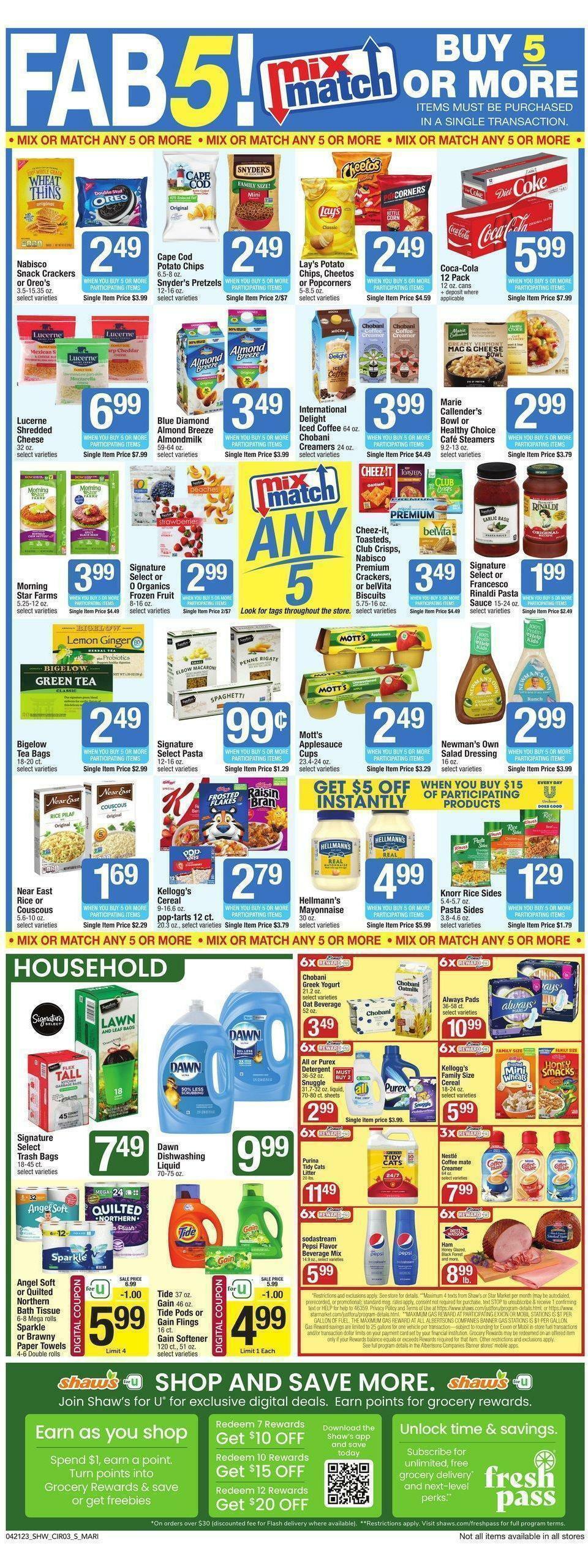 Shaw's Weekly Ad from April 21
